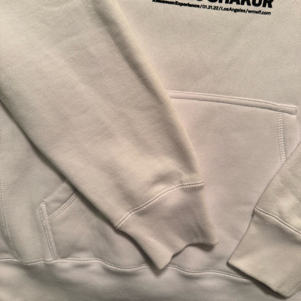 Primitive x Tupac Shakur Museum Experience Los Angeles Exclusive Hoodie White M - Picture 4 of 5